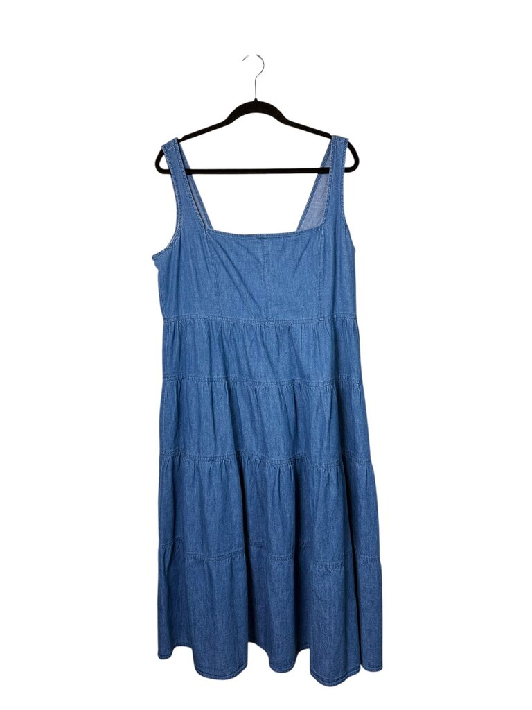 J. CREW SLEEVELESS DENIM DRESS