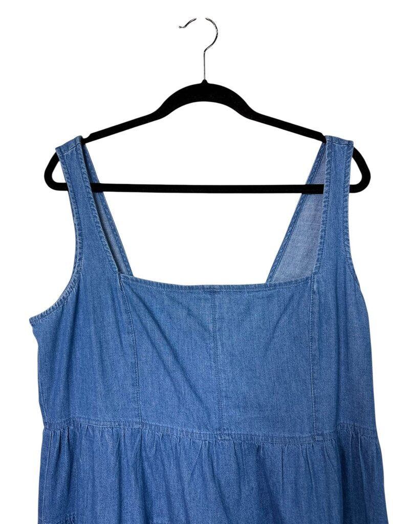 J. CREW SLEEVELESS DENIM DRESS