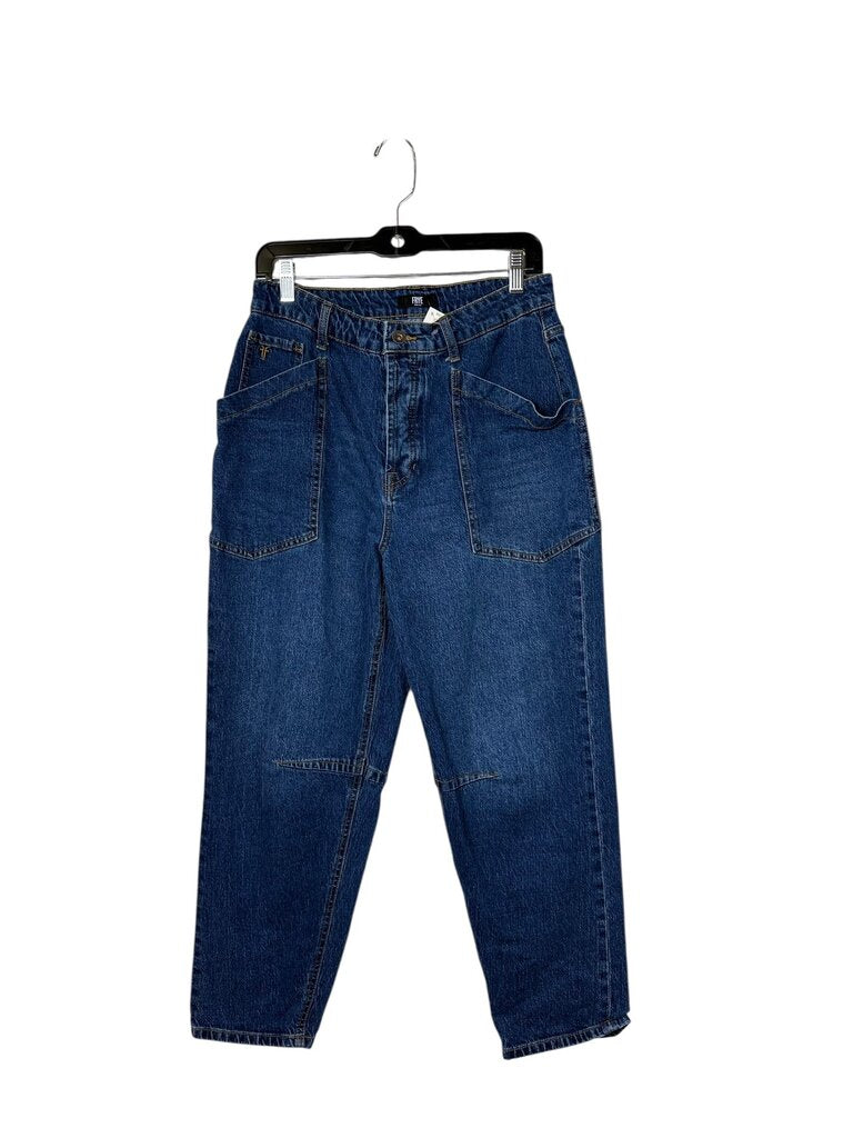 FRYE HIGH RISE BARREL JEANS