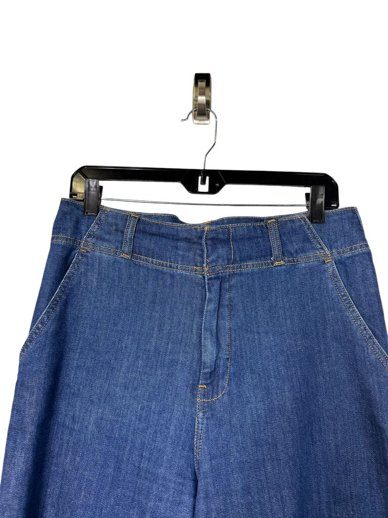 PILCRO HIGH RISE WIDE LEG JEANS