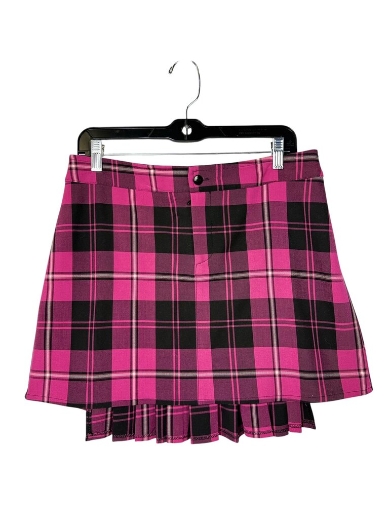 CATERINA LUCCHI PLAID PLEATED MINI SKIRT