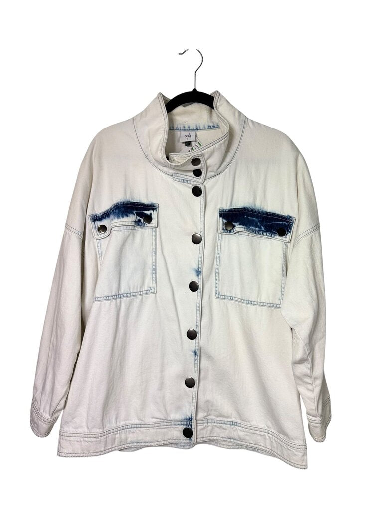 CABI ACID WASH DENIM JACKET