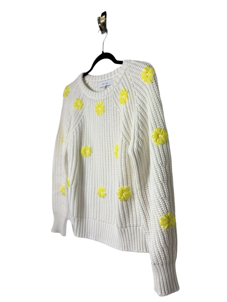 JOHN + JENN FLORAL KNIT SWEATER