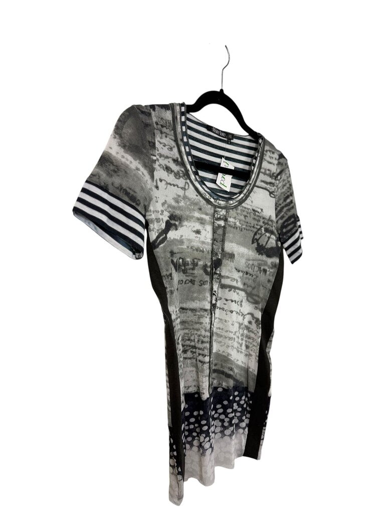 MARC AUREL MESH MULTI PATTERN TOP