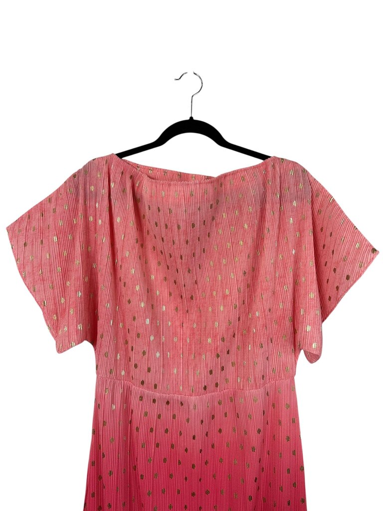 NEVER FULLY DRESSED POLKA DOT PLEATED DRESS