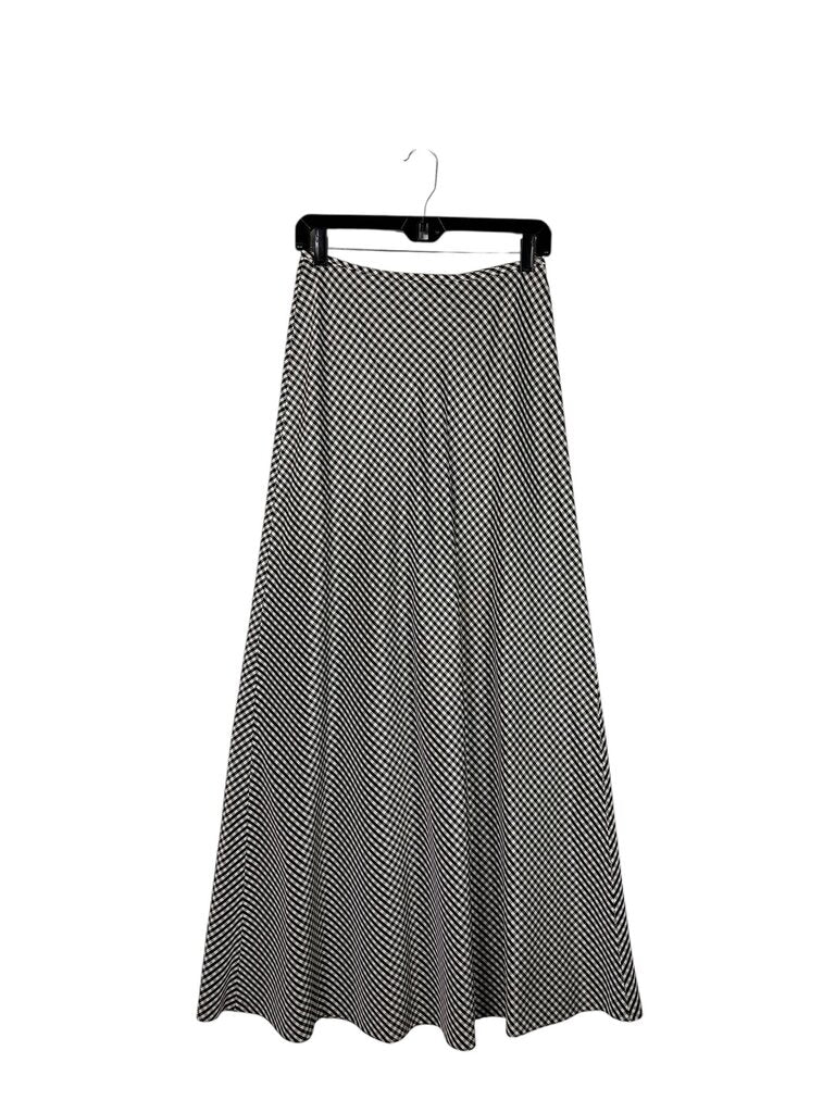GINGHAM A LINE MAXI SKIRT