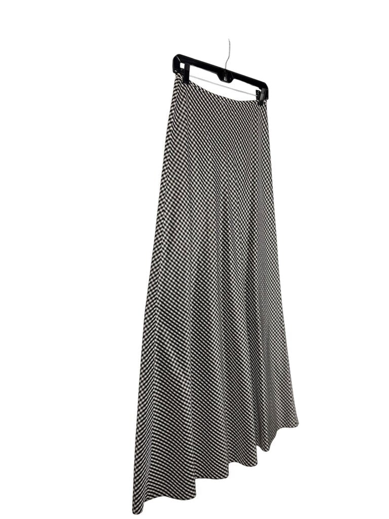 GINGHAM A LINE MAXI SKIRT