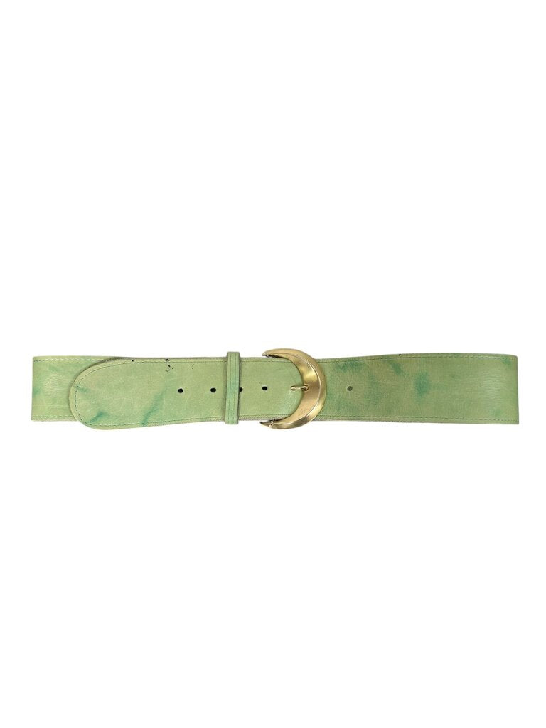 TIE DYE LEATHER BELT