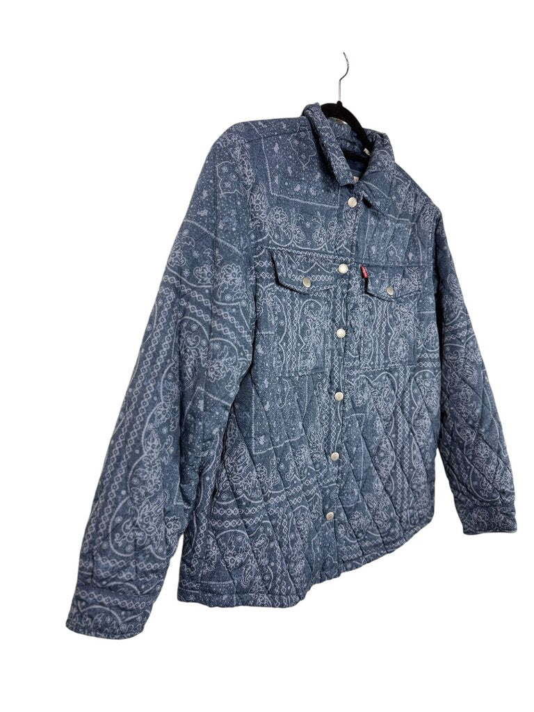 LEVI STRAUS BANDANA PATTERN SHACKET