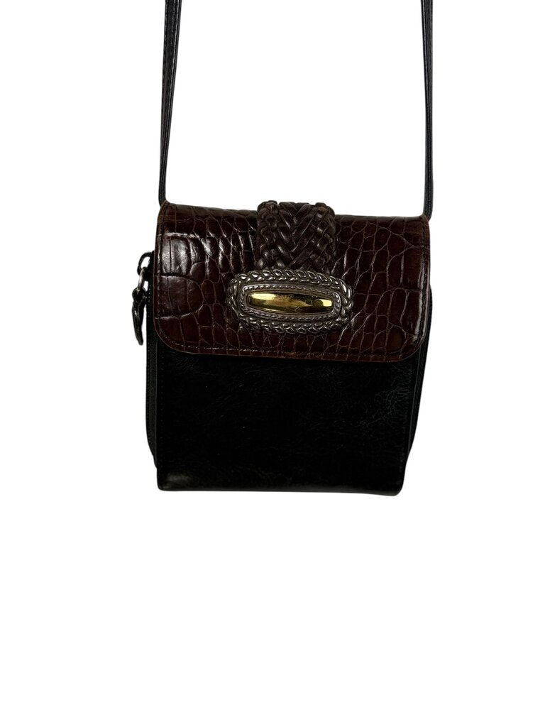BRIGHTON LEATHER CROSSBODY WALLET
