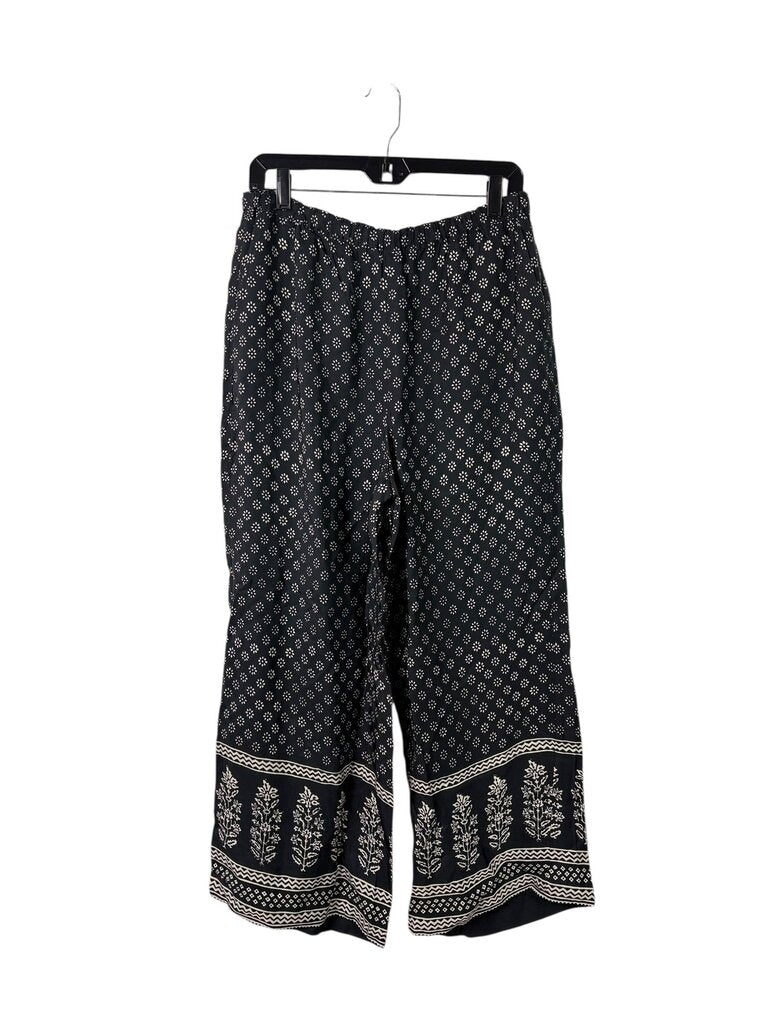J. CREW WIDE LEG PAISLEY PANTS