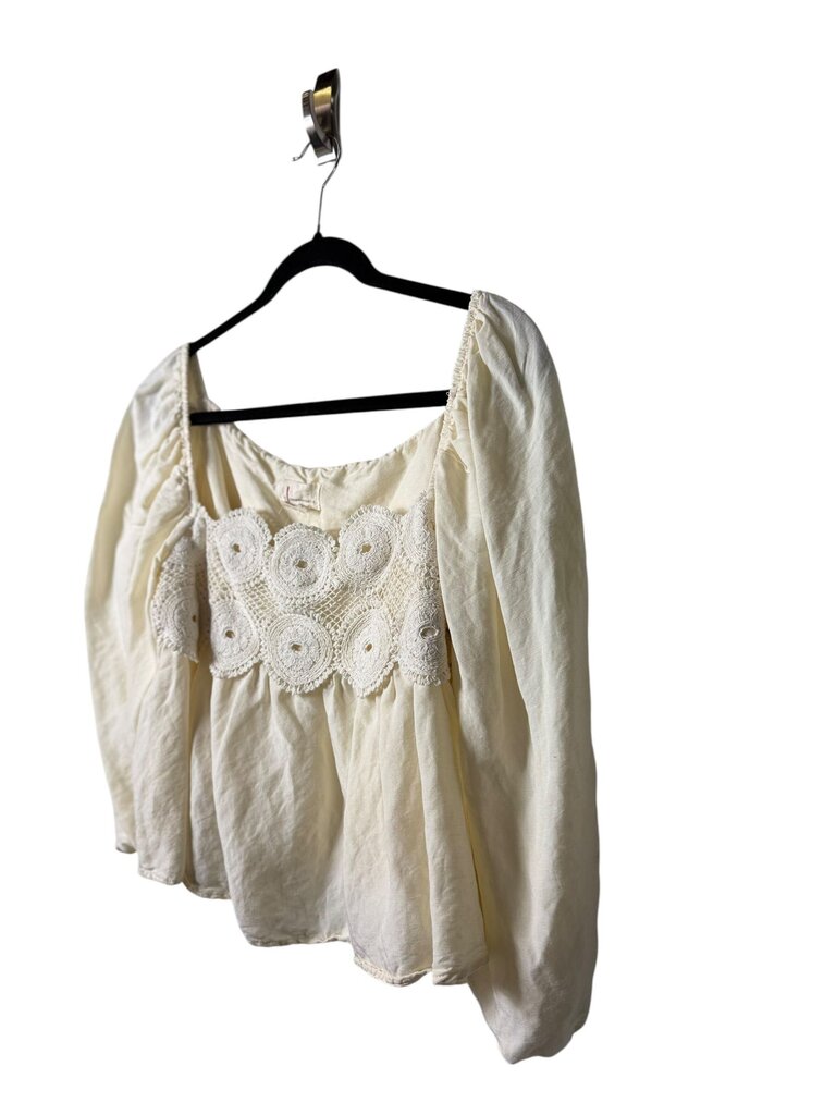 ANTHROPOLOGIE CROCHET BLOUSE