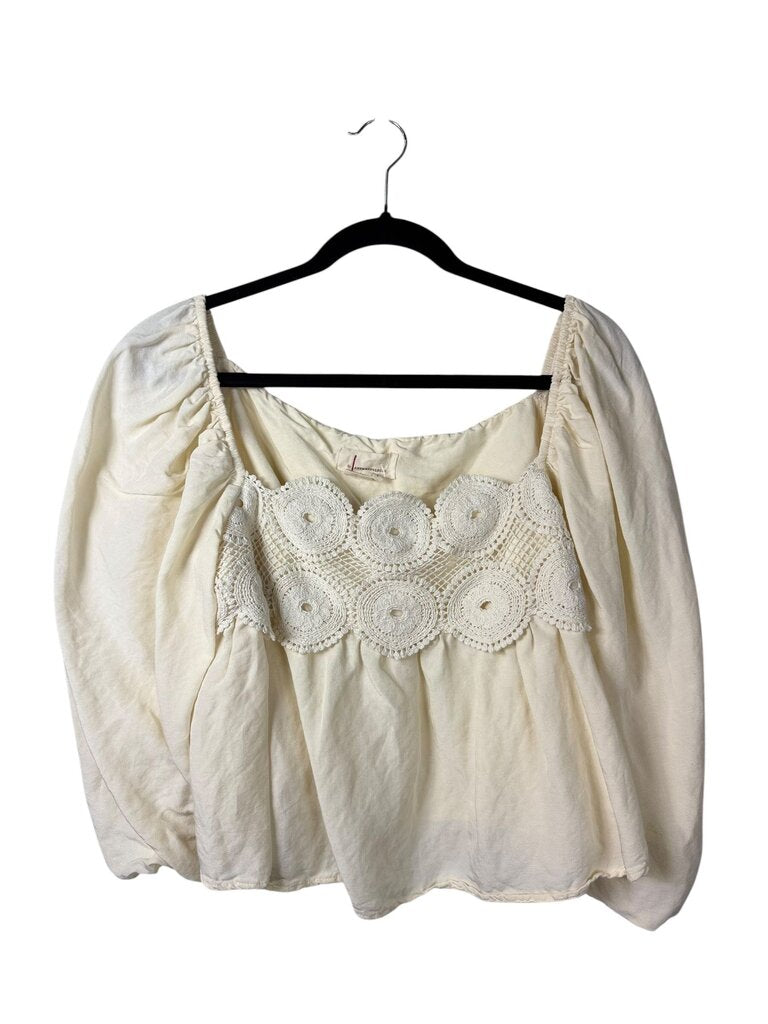ANTHROPOLOGIE CROCHET BLOUSE