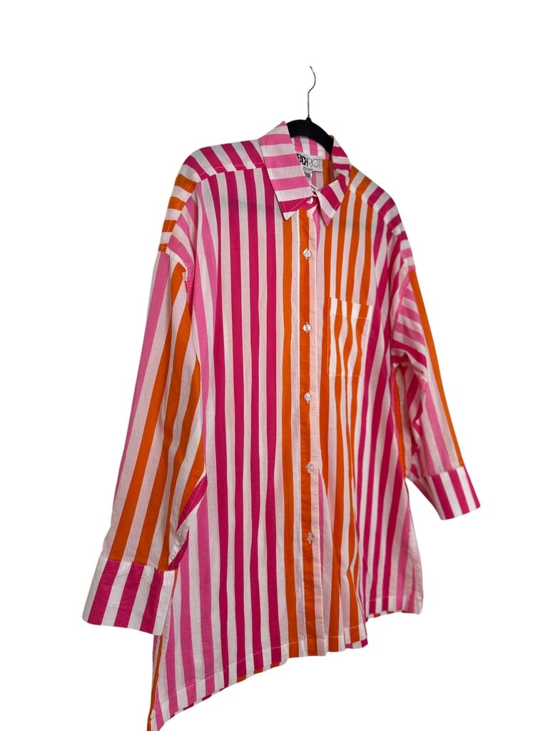 BEACHRIOT STRIPED BUTTON DOWN