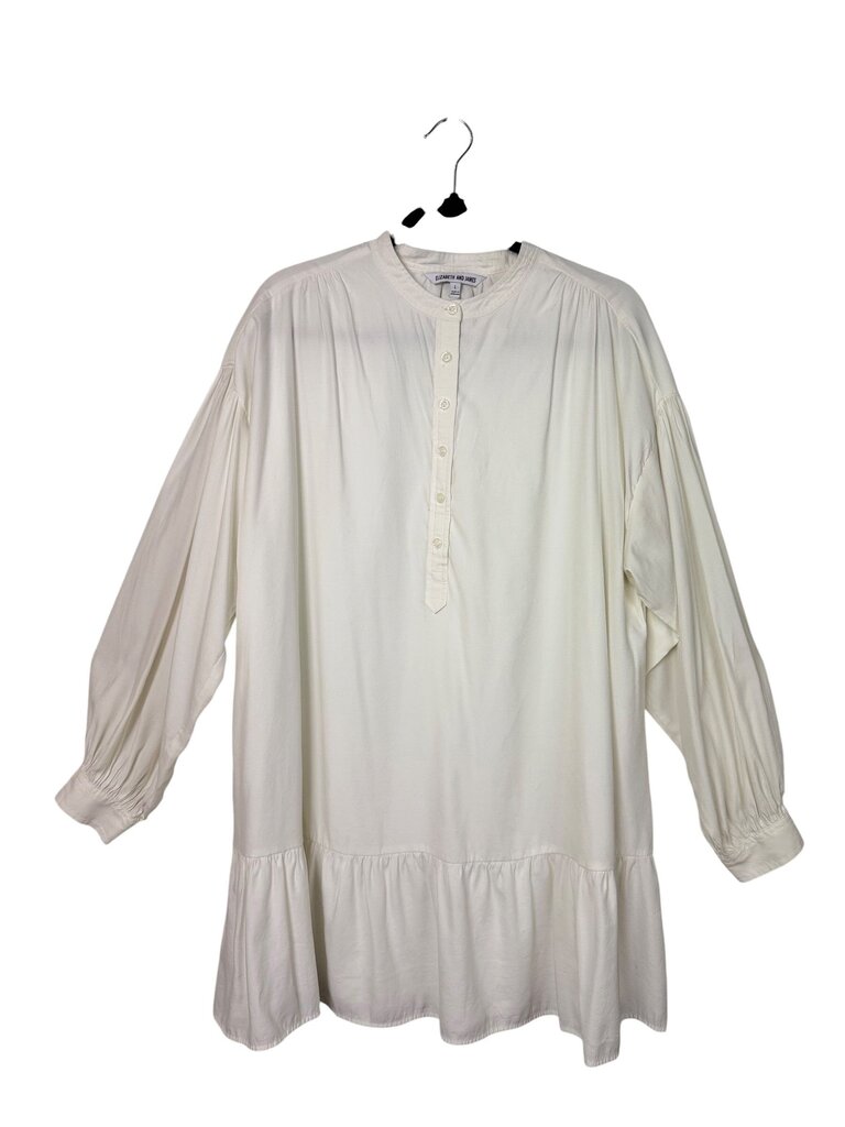 ELIZABETH & JAMES PEPLUM SHIRT DRESS