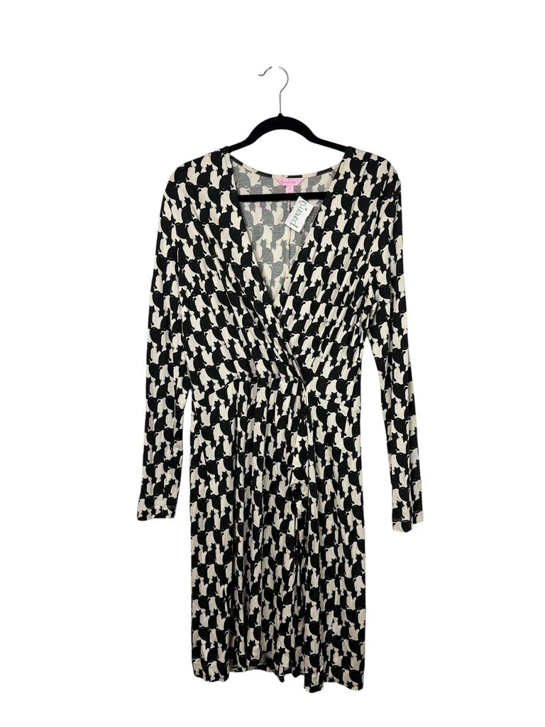 LILLY PULITZER BLACK CAT DRESS