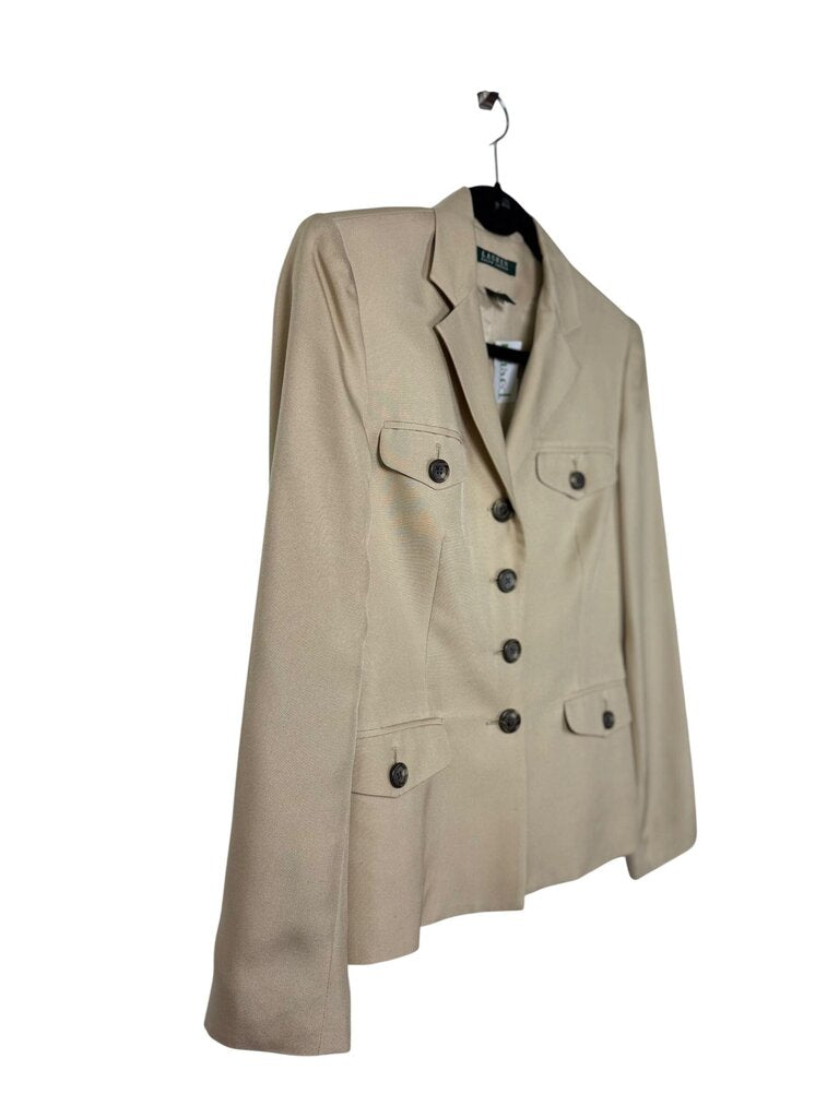 LAUREN RALPH LAUREN SILK BLAZER