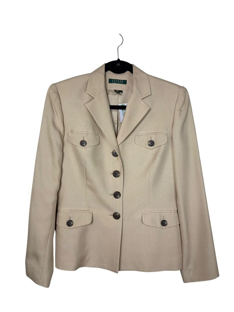 LAUREN RALPH LAUREN SILK BLAZER