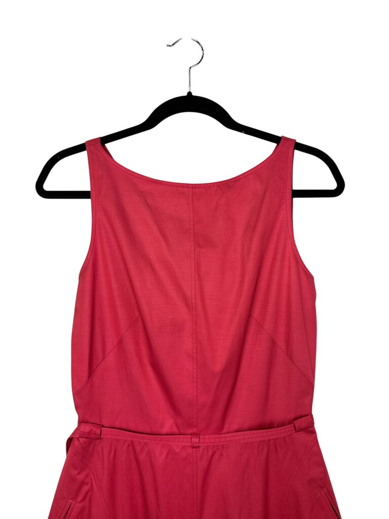 DANA BUCHMAN FIT FLARE BELTED GOWN