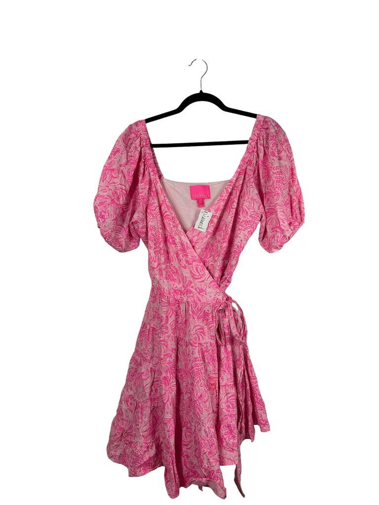 LILLY PULITZER FLORAL WRAP DRESS