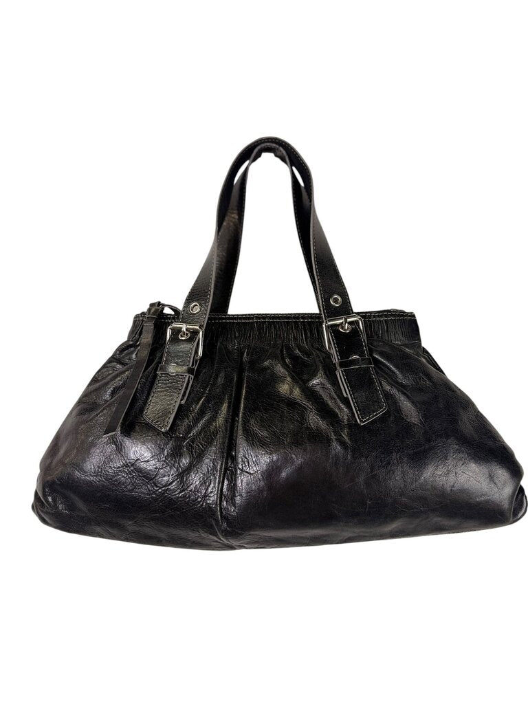 KENNETH COLE SMALL LEATHER SHOULDER BAG