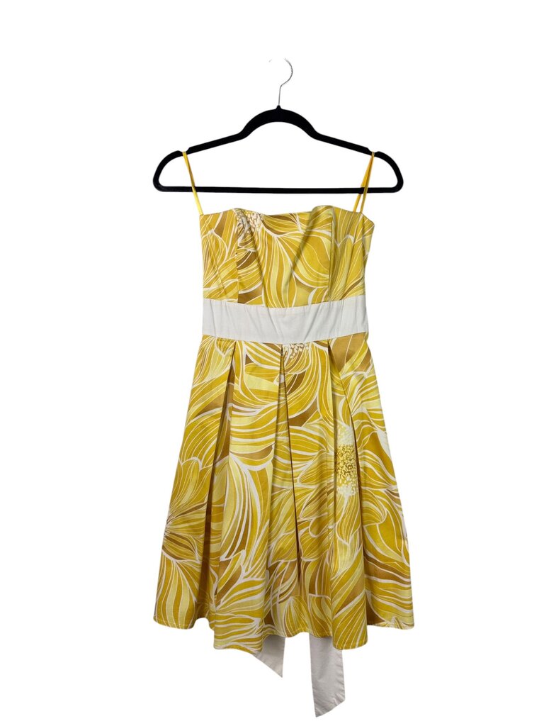 APNY STRAPLESS LARGE FLORAL DRESS