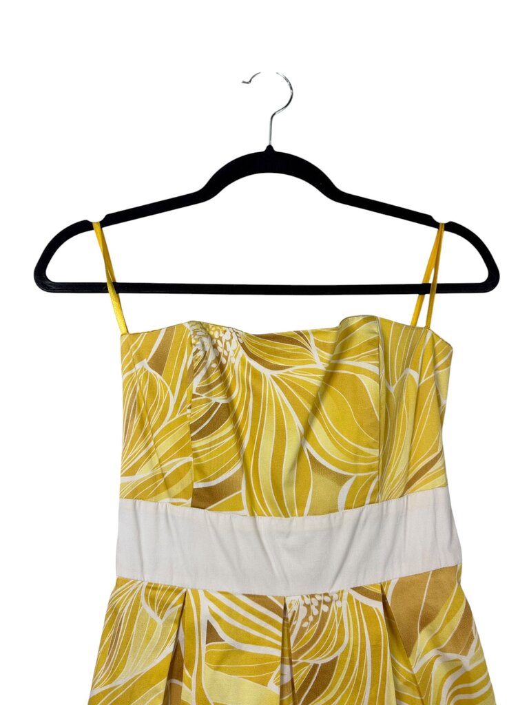 APNY STRAPLESS LARGE FLORAL DRESS