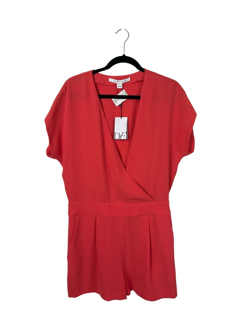 DAINE VON FURSTENBERG V NECK ROMPER