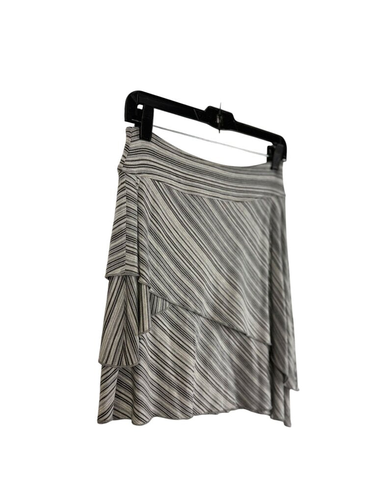 ATHLETA ASYM STRIPED SKIRT