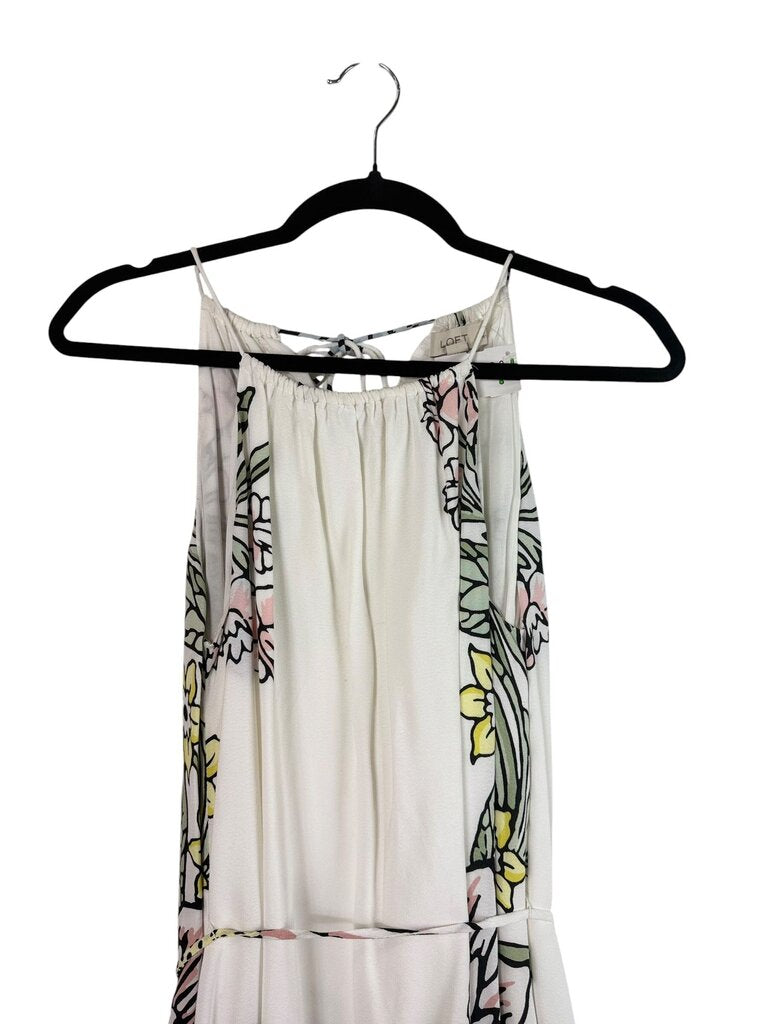 LOFT DAFFODIL PATTERN MIDI DRESS