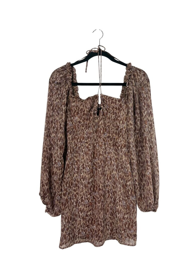 WINDSOR CHIFFON ANIMAL MINI DRESS