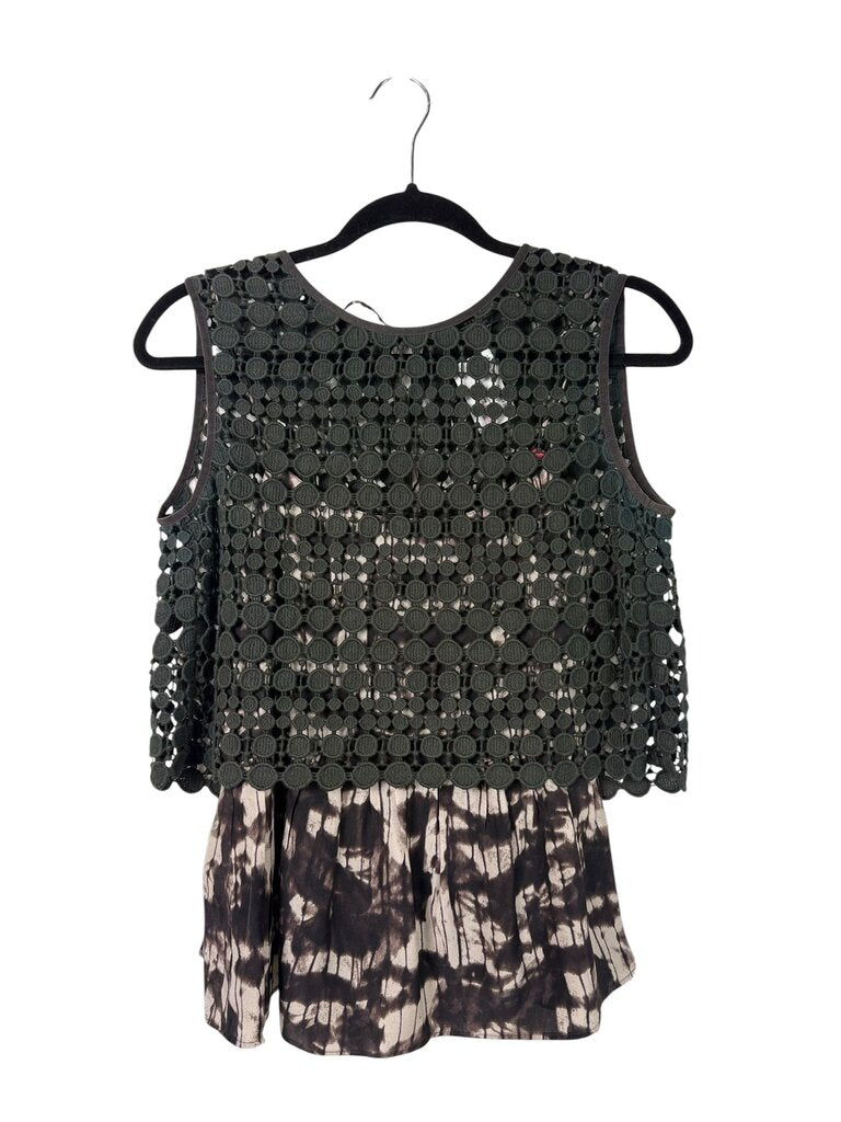 WEEKEND MAX MARA CROCHET TIE DYE TOP