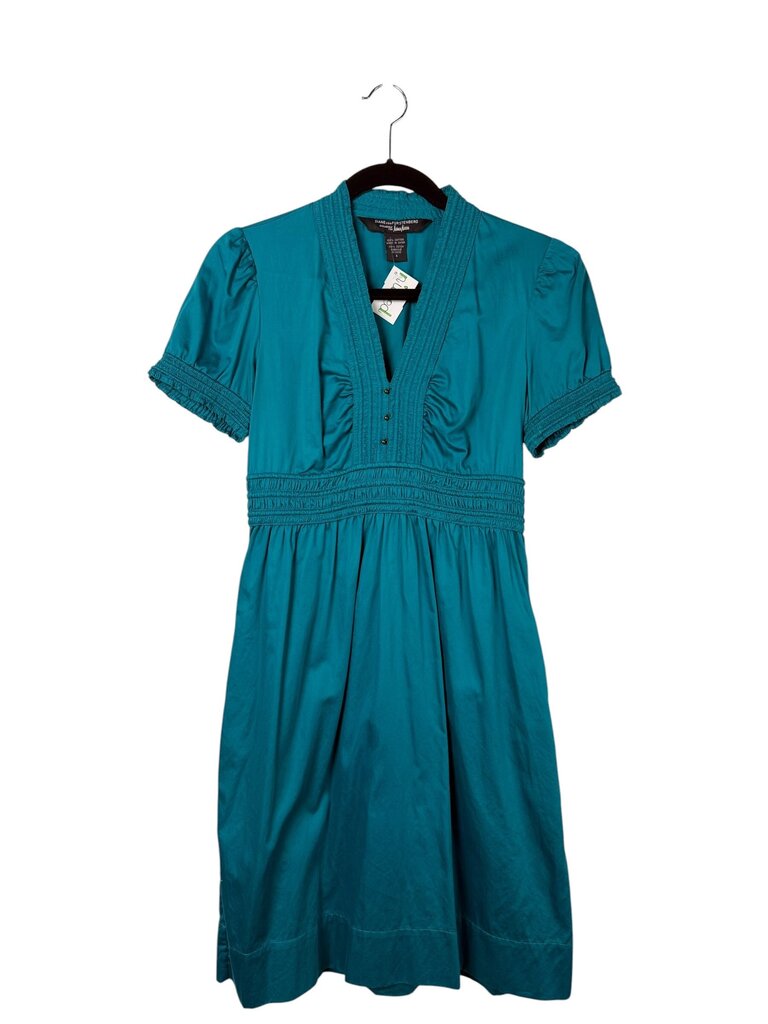 DIANE VON FURSTENBERG RUCHED DRESS