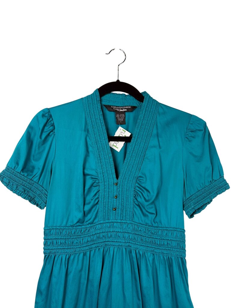 DIANE VON FURSTENBERG RUCHED DRESS