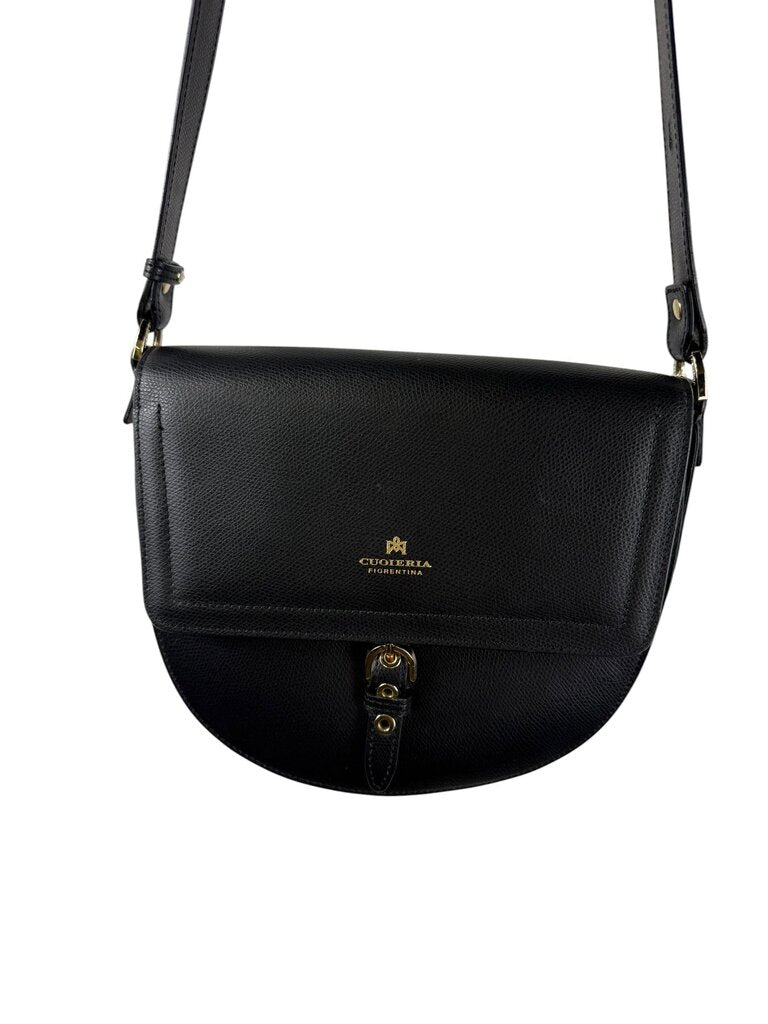 CUOIERIA LEATHER SADDLE CROSSBODY