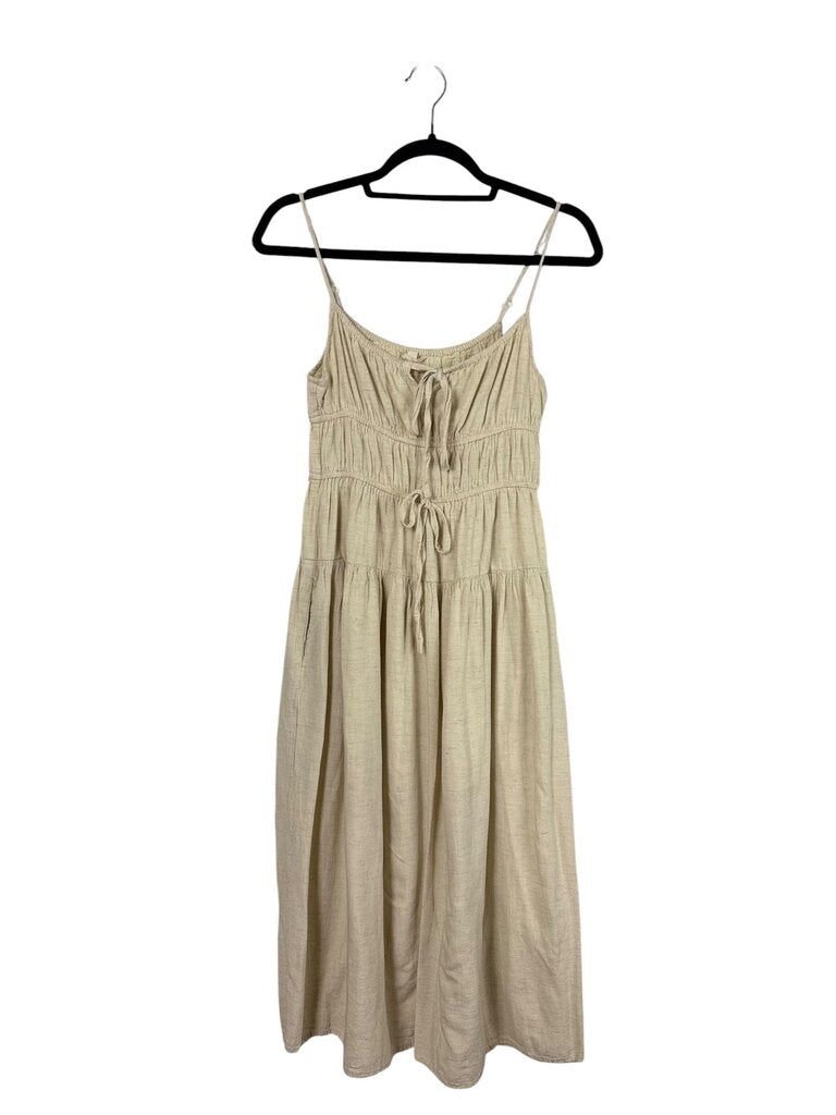 SIM & SAM LINEN MIDI DRESS