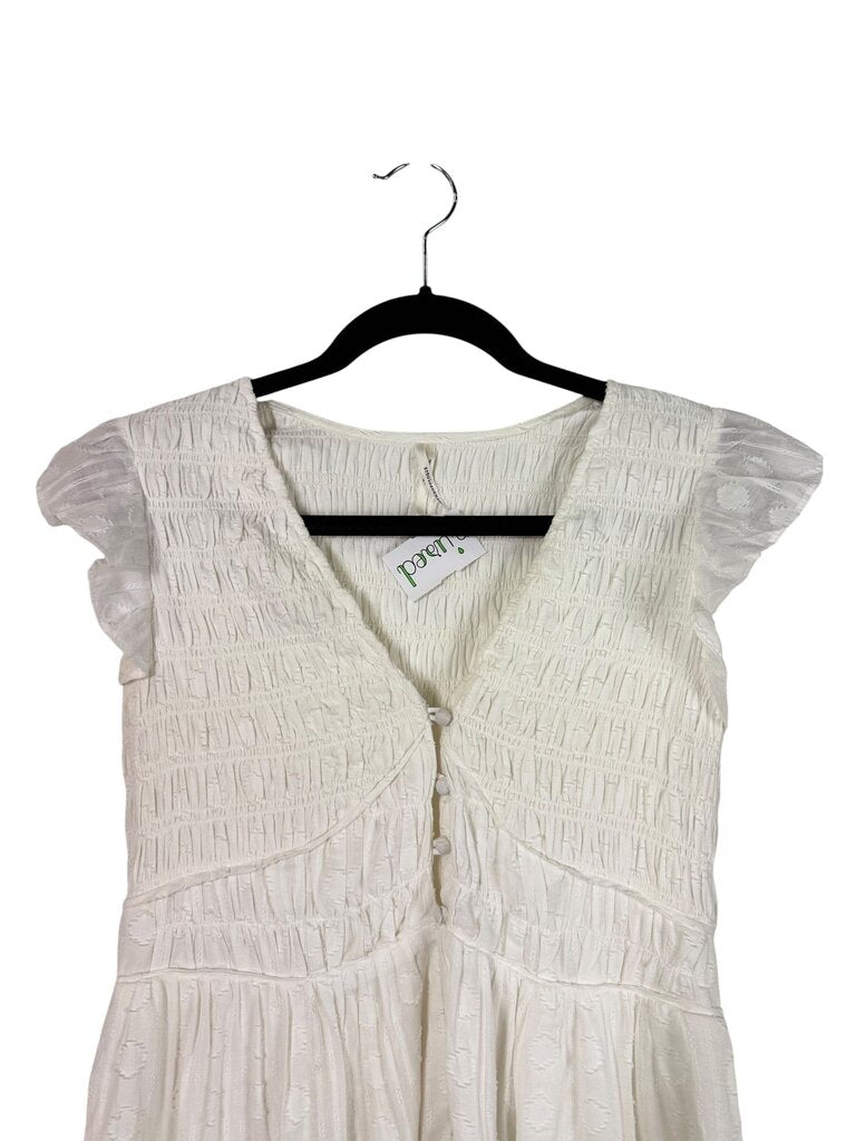 ANTHRPOLOGIE BUTTON MIDI DRESS