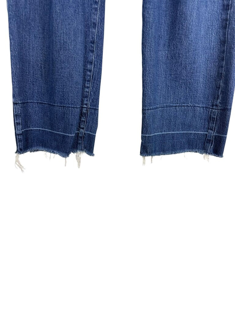 JAG HIGH RISE FRAYED JEANS