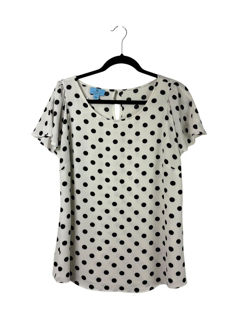CECE POLKA DOTS BLOUSE