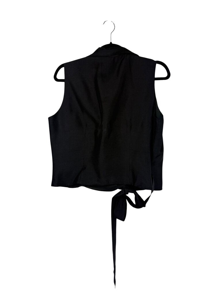 ICE CROPPED WRAP VEST