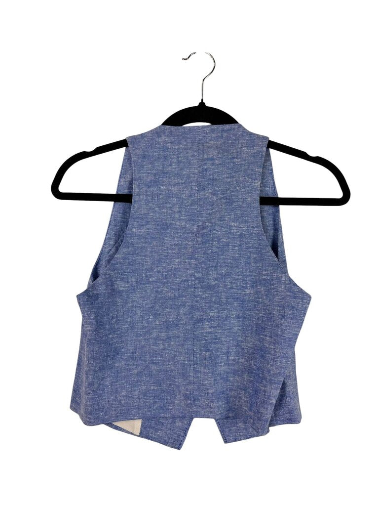 ZARA ASYMMETRICAL BUTTON VEST