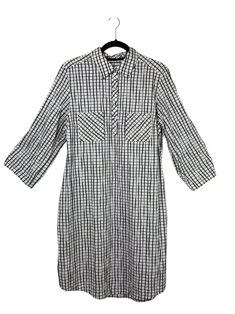 FOXCROFT PLAID SHIRT DRESS