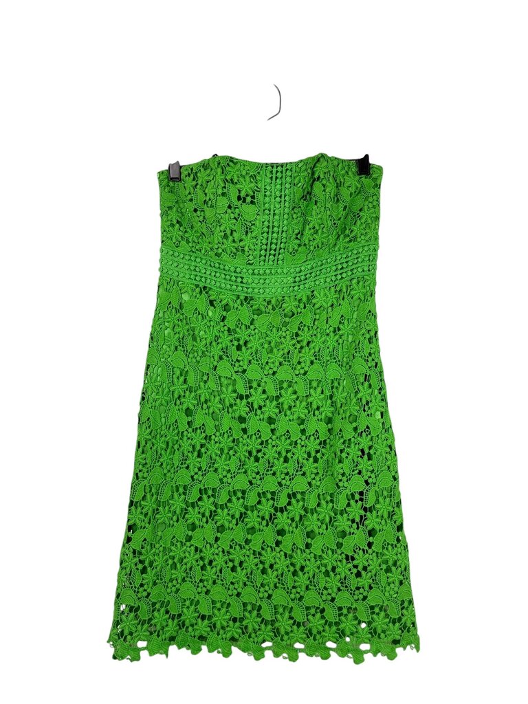 LAUNDRY BY SHELLI SEGAL CROCHET MIDI DRESS