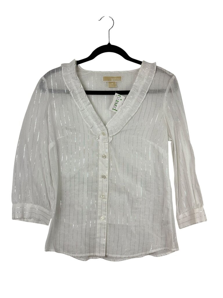 MICHAEL MICHAEL KORS SHIMMER BUTTON DOWN