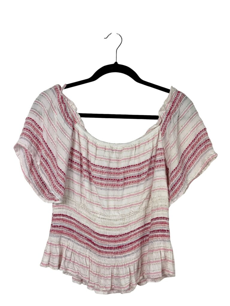 JUNIPER BLUE SMOCK BLOUSE