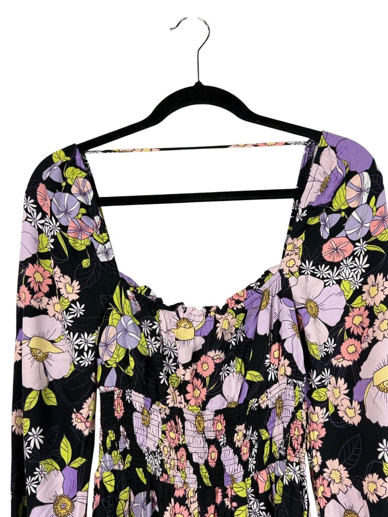 AFRM FLORAL SMOCK DRESS