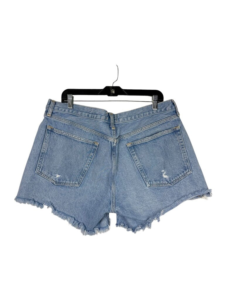 AGOLDE DENIM CUT OFF SHORTS