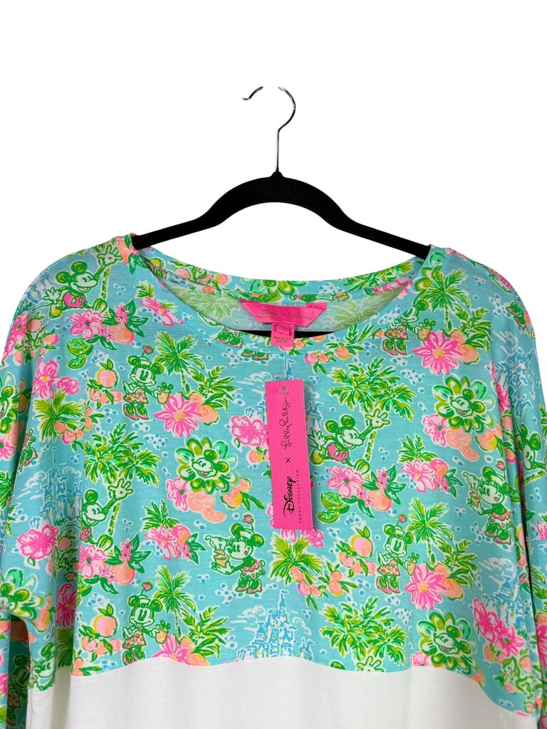 LILLY PULITZER MICKEY MOUSE FLORAL TOP