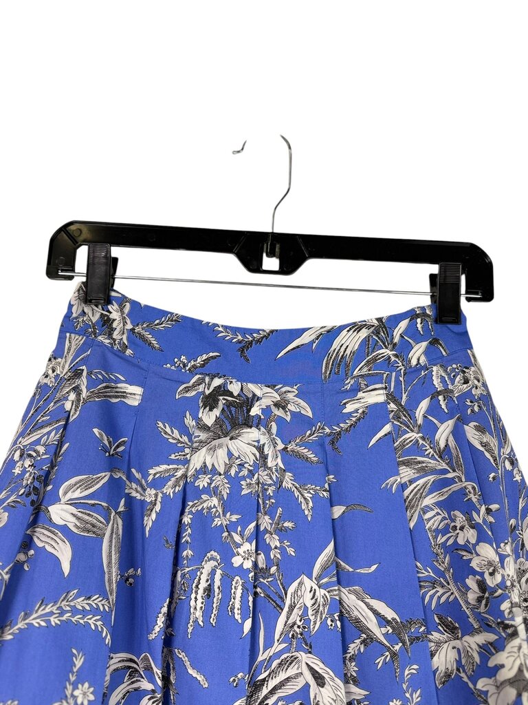TALBOTS FLORAL PLEATED MIDI SKIRT