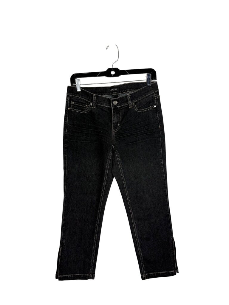 WHBM LOW RISE DENIM CAPRIS